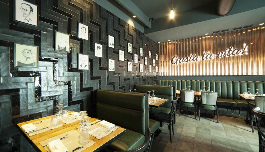 Interno del ristorante I Vitelloni